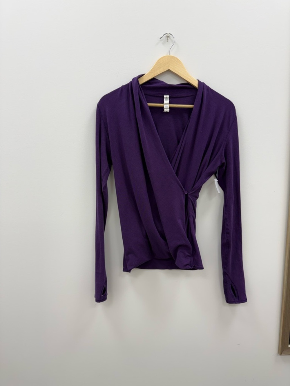 lululemon athletica Deep Purple Long-Sleeve Wrap Top - Picture 4 of 7